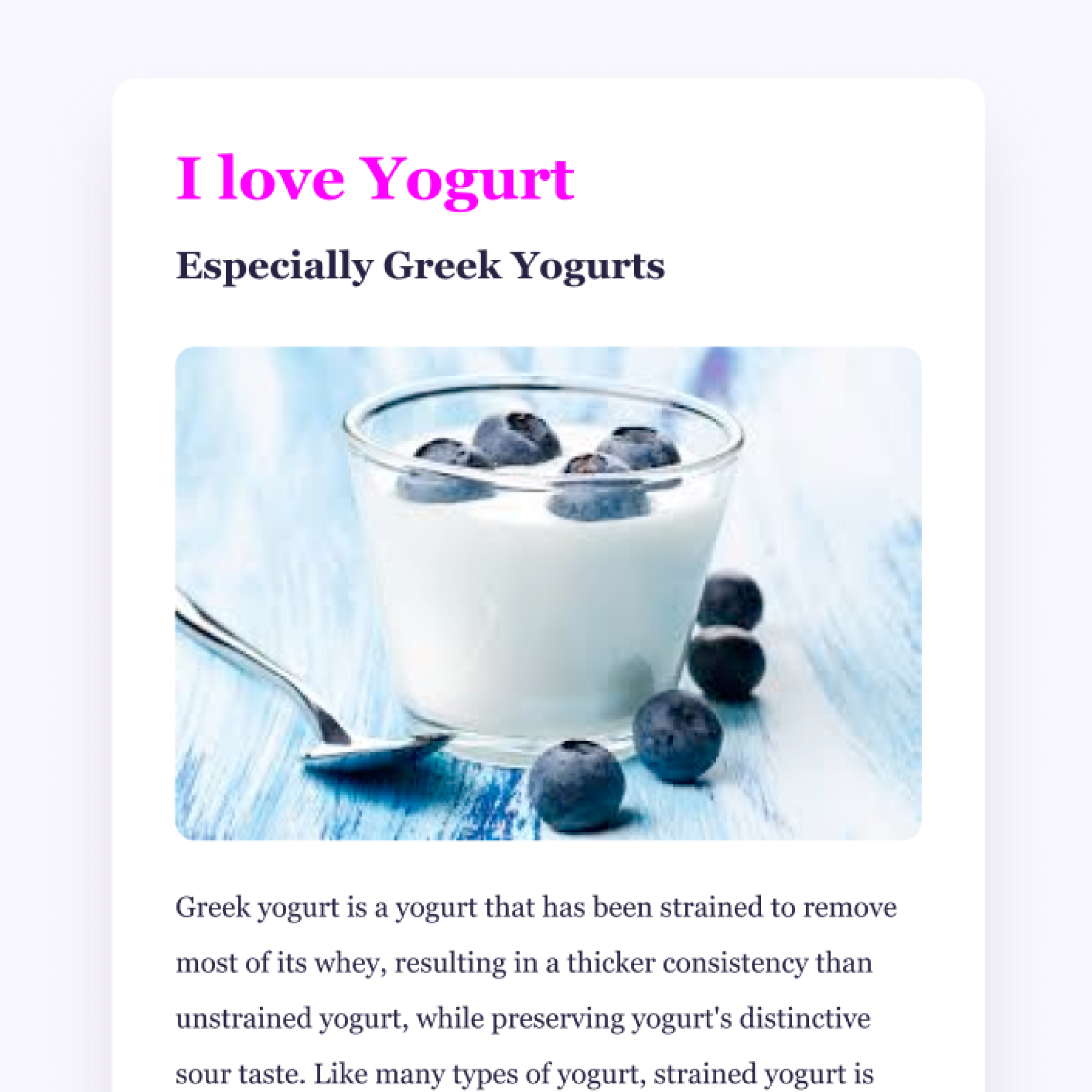 Yogurt-Project